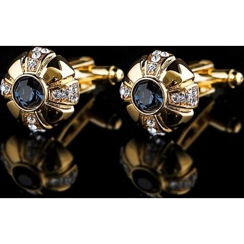 Hot sale Luxury Mens Cufflinks Gold Lawyer Cuff links Buttons French Shirt Cuffs Men Cufflink Wedding Jewelry Fathers day Gifts