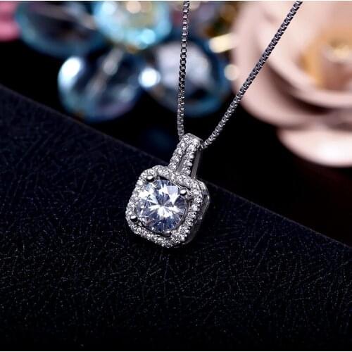 Vintage Cube Box Zircon Square Choker Necklace For Women Long Chains Statement Necklace 2021 New Trendy Jewelry Gift