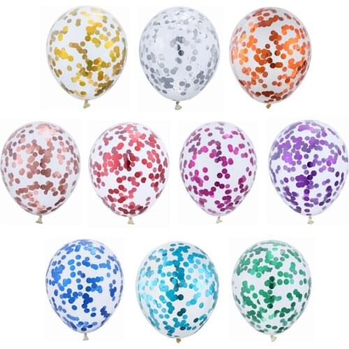10pcs 12inch Mixed Confetti Latex Balloons Wedding Christmas Decoration Baby Shower Birthday Party Decor Air Balloons Globos