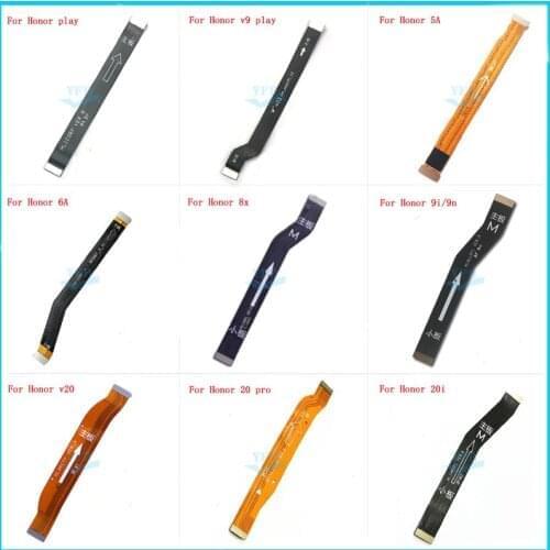 10pcs Motherboard Connector Flex Cable For Huawei Honor play 5A 6A 8X v9 9i 9n v20 20i 20 pro Mainboard Main Board Flex Ribbon