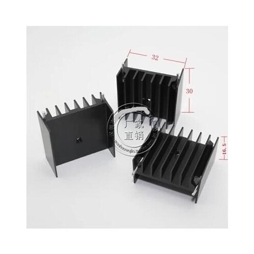 Fast Free Ship 20pcs High quality TO-3P heat sink TO-247 Heatsink 30*32*16.5MM with pin Electronic components radiator