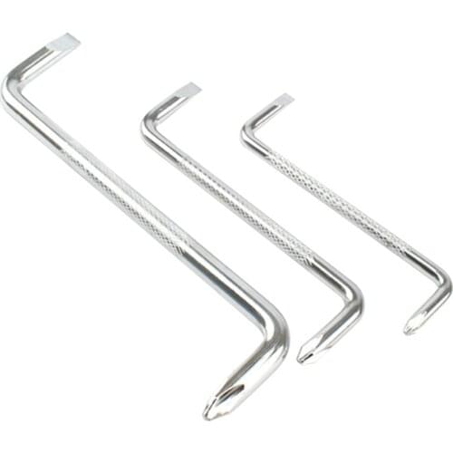 3PCS Screwdriver Kit Multi-functional 90 Degree Z With Short Handle 360 Degree Shift High Quality