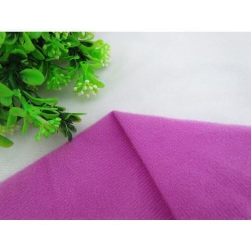 9311#Purplish red Color Loop Fleece fabric can stick by Magic tape/DIY sewing Stuffed toys sofa brushed velboa velvet(1 meter)