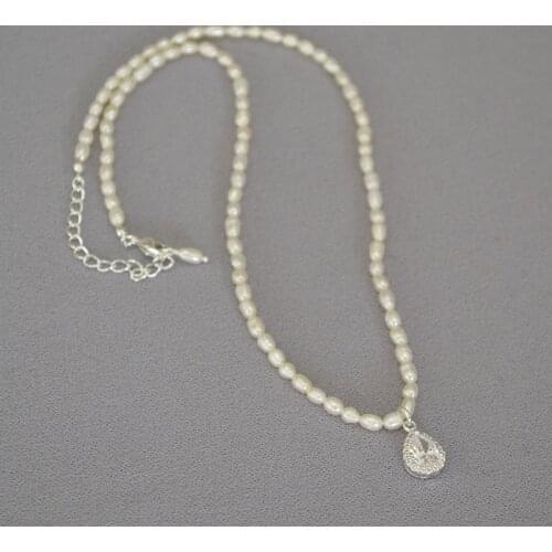 Amaiyllis 18K Gold Baroque Pearl CZ Zircon Heart Pendant Clavicle Chain Necklace Handmade Choker Boho Necklace For Women Jewelry