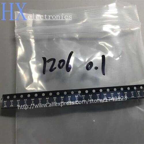 Free shipping 20PCS Chip resettable fuse PPTC 1206 0.1A 60V 100MA SMD1206-010