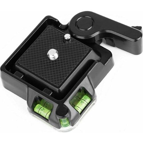 Quick Release QR Clamp Plate Ballhead Adapter Mount for Camera Tripod Monopod
