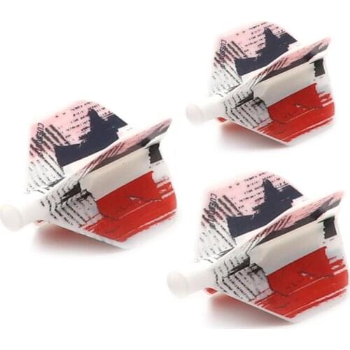 CUESOUL TERO AK4 Dart Flights Standard Shape French Flag Design,Set of 3 pcs