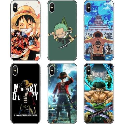 For Huawei Mate 20 30 40 7 8 9 10 Lite Pro P Smart 2018 2019 Plus G7 G8 Monkey-D-C-Luffy-ZORO-One-Piece Soft TPU Case