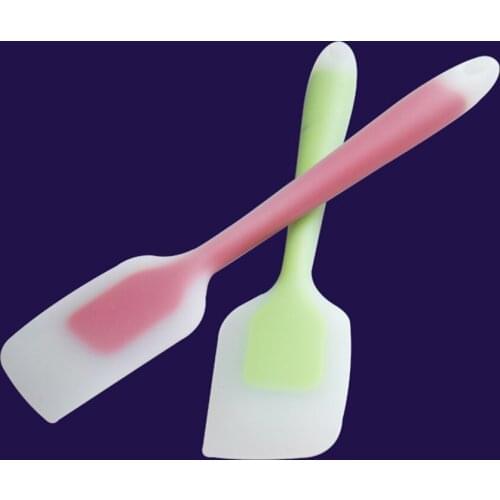 Eco-Friendly Cake Butter Cream Spatula Oil Bread Scraper Brush Baking Silicone Tools Multi-Color