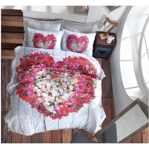 Cotton Box 3d Duvet cover set Garden Mink Double Personality