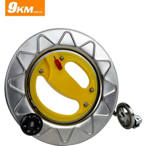9.5" / 24CM Stainless Steel Bearing Kite Reel Winder Adult Outdoor Lockable Kite Handle Flying Sports Tools