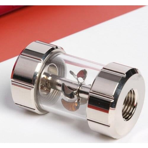 Computer Water Cooling Flow Meter System Accessories Metal PC Cooler Radiator for Household Computer Safety Parts