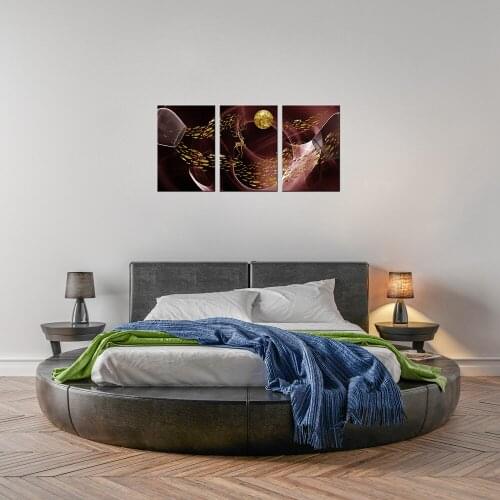 3 Pieces Wall Art Canvas Paintings for Bedroom Nordic Poster Tropical Plants Flamingo Artwork Babys Room Wall Decor