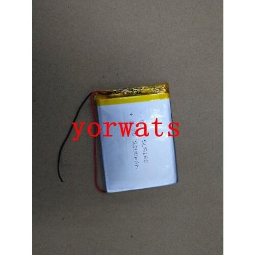 New Hot A Rechargeable Li-ion Cell 3.7V polymer lithium battery 505168 2200MAH direct sale