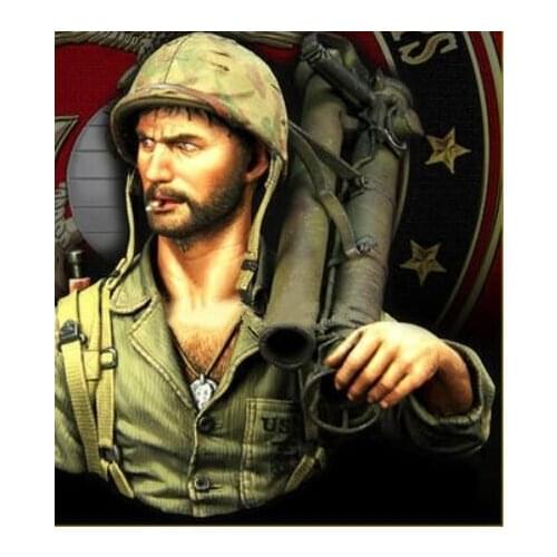 New Unassembled 1/10 ancient PACIFIC man bust Resin Figure Unpainted Model Kit