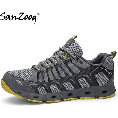 Spring Summer Outdoor Men Trekking Shoes Hiking Walking Mountain Buty Trekingowe Meskie Damskie Treking Trail Running