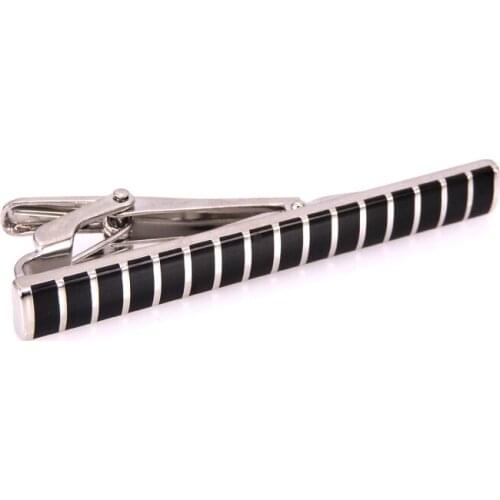 High quality tie clip mens shirt tie clip brand new fashion classic black tie clip French business tie clip