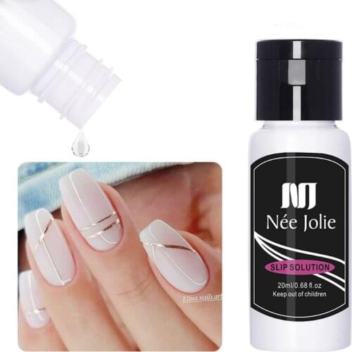 1pc 20ml Poly Polish Gel Liquid Slip Solution Nail Quick Builder Gel Nails Permanent Clear Acrylic Nail Art Extension Gel