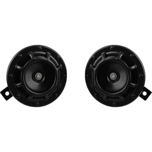 1 Pair 12V Waterproof Car SUV Truck High Low Tone Super Loud Horn Loudspeaker