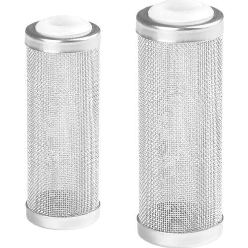 1PCS Stainless Steel Filters Shrimp Net Percolator Inflow Protective Jacket Fish tank Strainer Mesh Sets Aquariums Accessories