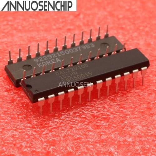 10PCS GAL22V10D10LP GAL22V10 DIP24 GAL22V10D-10LP NEW ORIGINAL GAL22V10D-10LPN