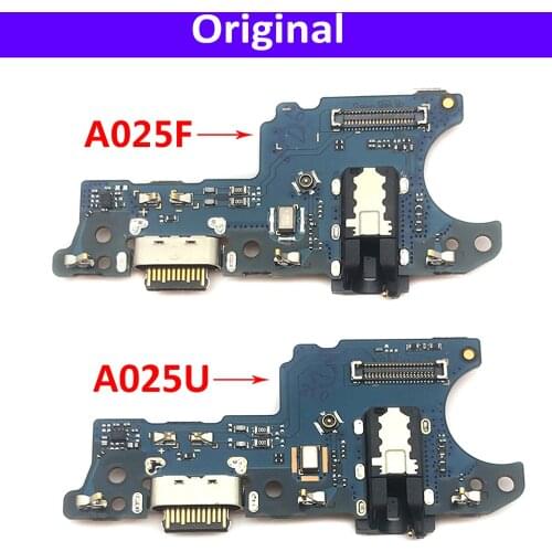 100% Original For Samsung A02s A025F A025M USB Charging Port Mic Microphone Dock Connector Board Flex Cable Repair Parts