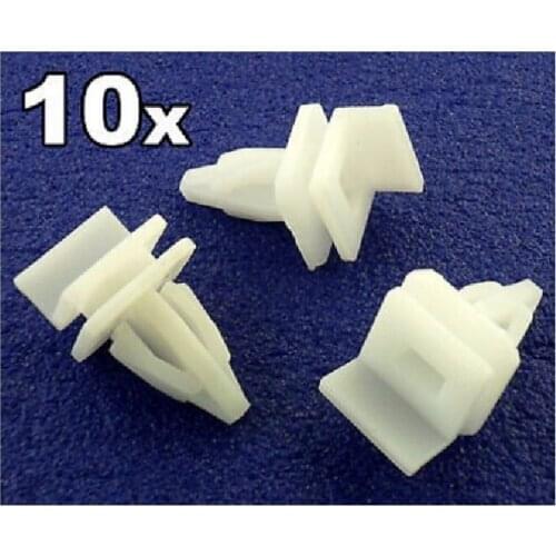 10x For Honda Accord Plastic Side Sill / Skirt Upper Mounting Trim Clip Fastener