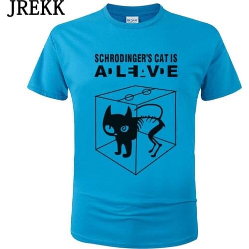 2020 The Big Bang Theory T-shirt Sheldon Cooper Schrodinger 's Cat T shirt Men Cartoon Anime Printed Shirts Male Tees Tops C103