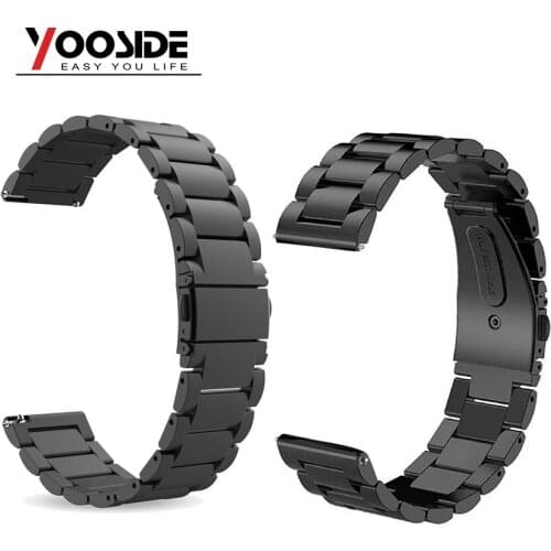 22mm Stainless Steel Metal Strap Bracelet Watch Band with Adjust Tool for Samsung Gear S3 Frontier / S3 Classic Smart Watch