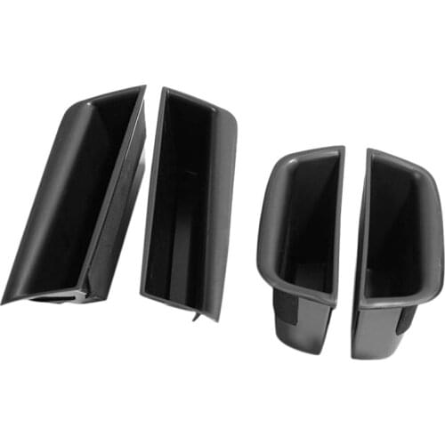 4Pcs Car Front Rear Door Armrest Storage Box for Mercedes Benz C Class W204 2008-2014 Interior Modification Decorative Accessori