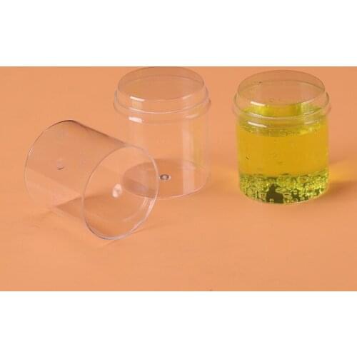 50pcs High quality transparent mini small plastic cups 60ml disposable pudding ice cream jelly yogurt wine taste cup with lid