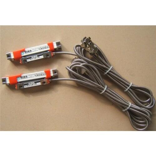 Free Shipping Sino KA200 slim scale 130mm Linear Scale Sino KA-200 130mm linear glass scale for lathe machine