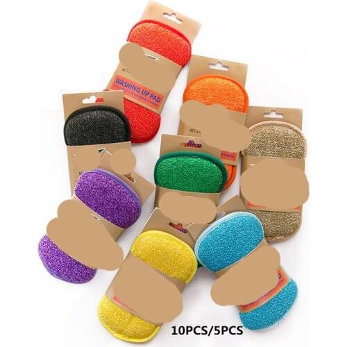 Bear Family Household Magic Washable Sponge Kitchen Cleaning Sponge Scrubber Sponges for Dishwashing Bathroom Accessories