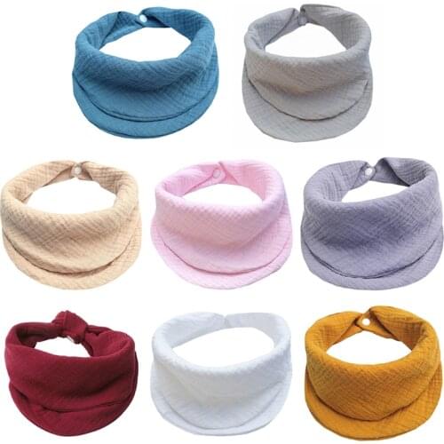 Baby Feeding Bibs Soft Gauze Saliva Towel Toddler Scarf Newborn Burp Cloth Gifts