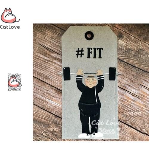 Two Funny Men Man Metal Cutting Dies Scrapbooking Stencil Die Cuts Card Making DIY Decorative Craft Embossing New Dies For 2019