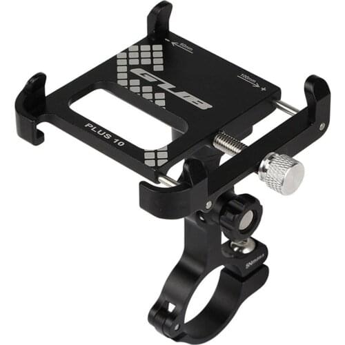 GUB Aluminum Bicycle Phone Holder Bike Video Suporte Multi-angle Adjustable Mobile Cellphone GPS Stand Cycling Motorcycle Clips