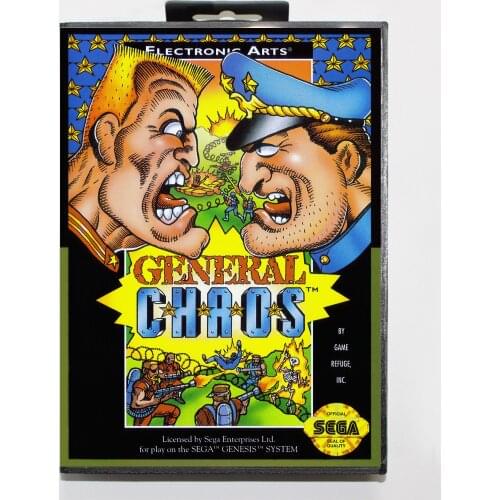 General Chaos 16bit MD Game Card For Sega Mega Drive/ Genesis with Retail Box