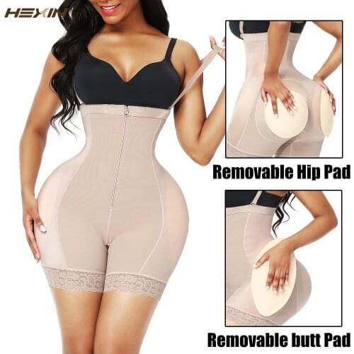 High Waist Trainer Fajas Colombianas Fake Ass Butt Lifter Hip Pads Enhancer Corset Shapewear Body Shaper Push Up Thigh Trimmer