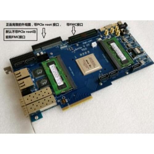 For Altera FPGA PCIe development board Arriav development board Intel FPGA SFP Ethernet SRIO