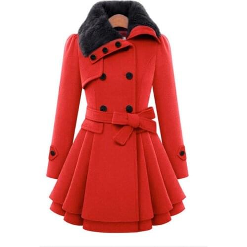 Mooclound Women's Trench Coats