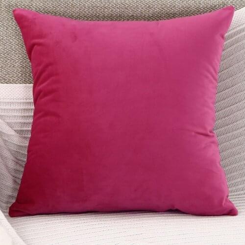 Luxury 40x40cm Velvet Cushion Cove Soft Decorative Pillows Throw Pillow Case Home Decor Pillowcase Backrest Sofa Seat Cushions