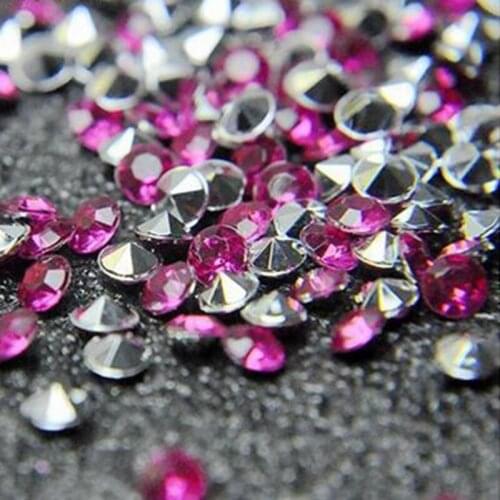 About 1000Pcs TopStone Crystal Fancy Stone Pointed Back Multi Colors glass Round Stones 4.5mm Rivoli Beads For Jewelry Making