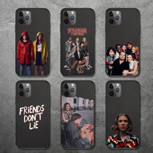 Cosas gratis Stranger things Phone Case for iPhone 12 11 mini pro XS MAX 8 7 6 6S Plus X 5S SE 2020 XR