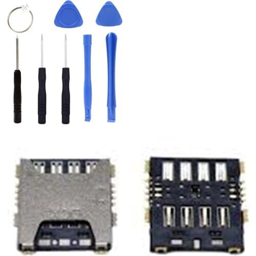 SIM Card Connector sim Socket Holder SIM Card Slot Socket Repair Kit Gift FOR Samsung NOTE 4 N910