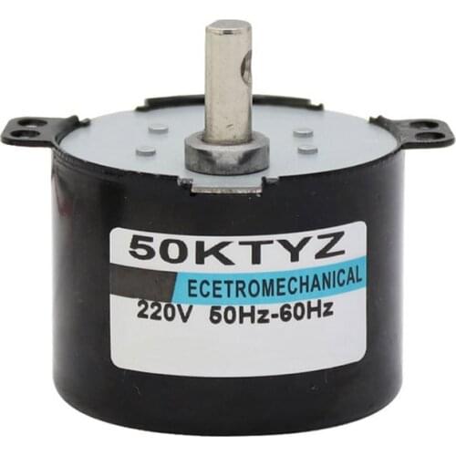 220V 24V 6-10A high torque low rpm ac gear motor,50KTYZ AC Synchronous gear motor speed 2.5-50 rpm,J15042