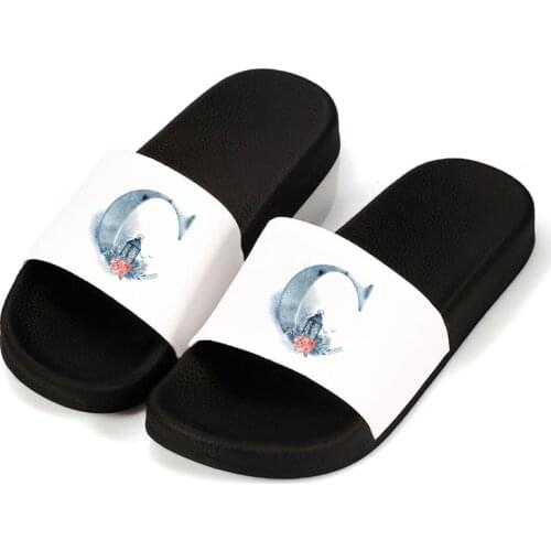 Women Shoes Custom Combination Letters A B C Women Slippers House Flip Flops Female Bathroom Slide Outdoor Sandals For Women