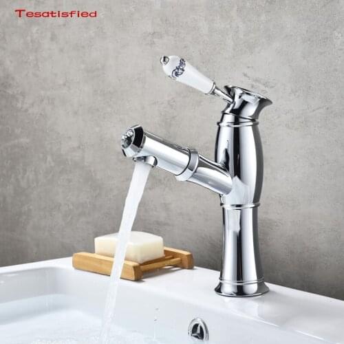 Tesatisfied Pull-out Bath Mixers With Shower Head