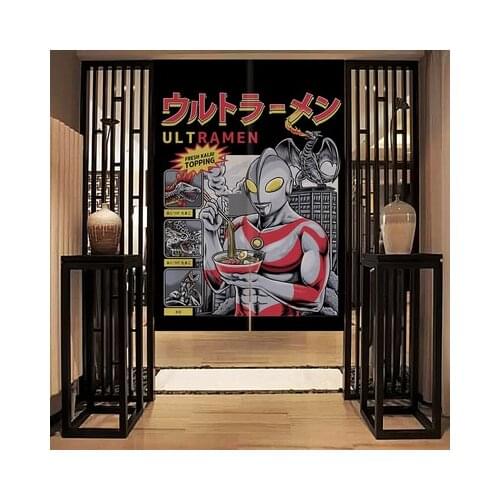 Japanese style Fabric curtain kitchen door livingroom hotel cafe restaurant window curtain