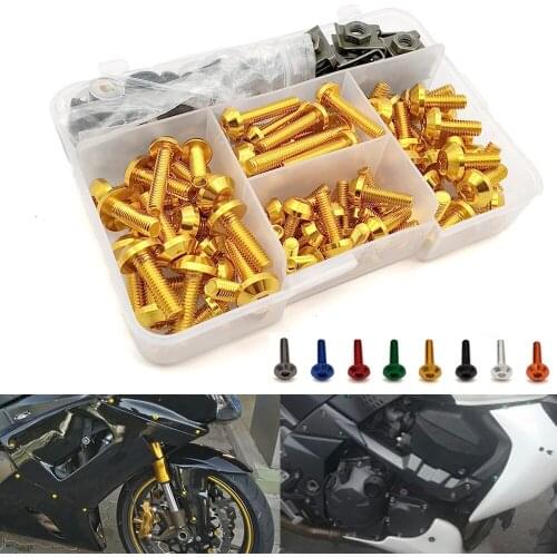 Universal Motorcycle Custom Fairing Body Bolt Screw Spring Fastener For Suzuki GSF600 Bandit BURGMAN 400 GSXR 1000 1100 400