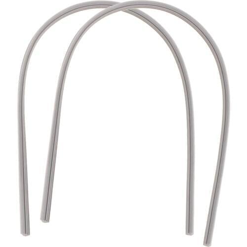 1 Pair Universal Car Window Boneless Wiper Blades Silicone Strips 24 inch